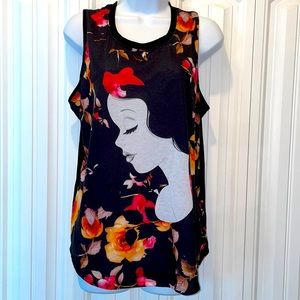 Disney’s Snow White Floral Graphic Tank